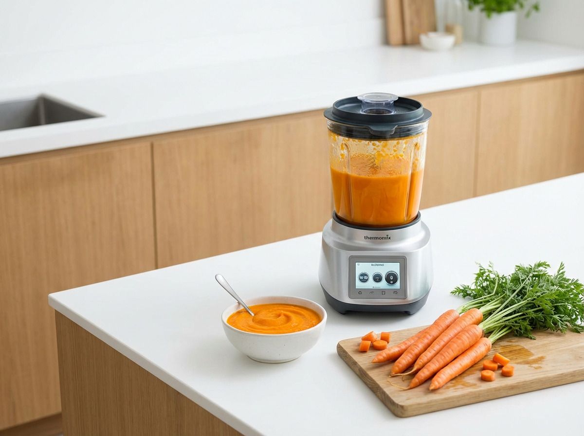 Carrot Puree Thermomix - Easy Baby Recipe from 6 Months