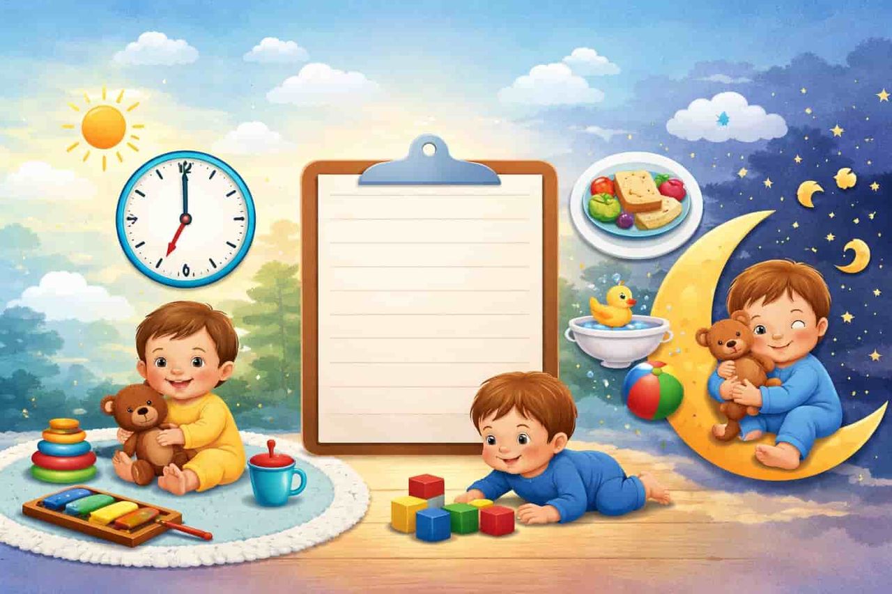 Sample 12 Month Old Schedule: Naps, Meals & Milk by the Hour