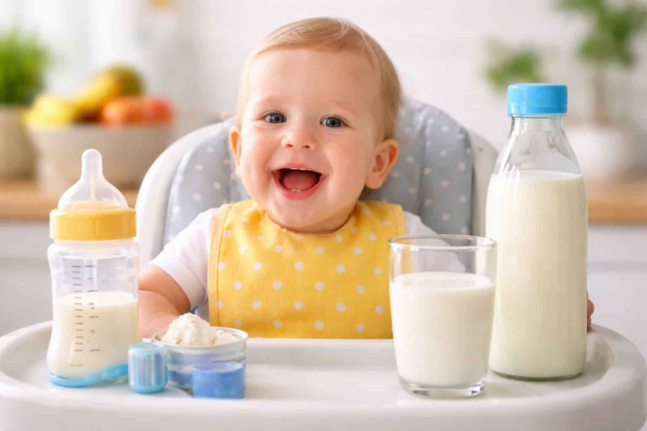 How to Switch Baby From Formula to Milk: At 12 Months, Over 1 to 2 Weeks