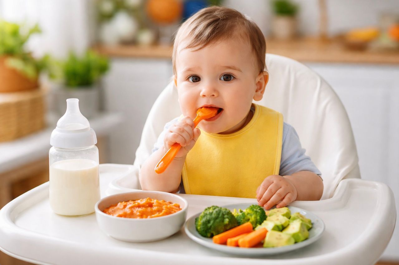 Do Babies Drink Less Milk When Starting Solids? Yes, Gradually