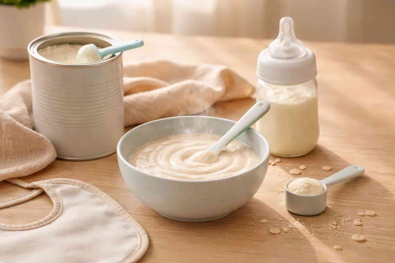 How to Mix Baby Cereal With Formula: 1 tbsp to 4 or 5 tbsp