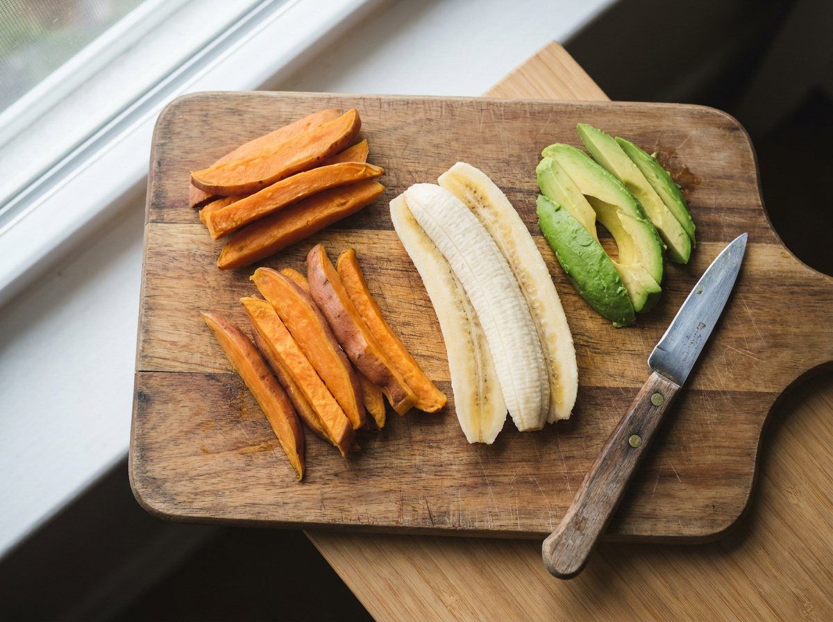 How to Cut Food for Baby: Strips at 6 Months, Pea Size at 9