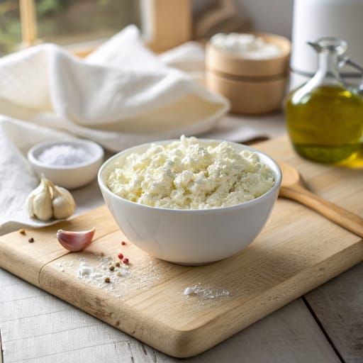 Cottage Cheese baby food from 6 months Cottage Cheese for babies - baby food and BLW preparation