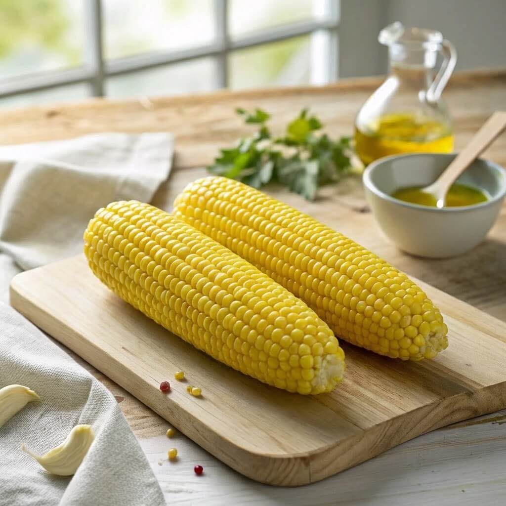 Corn baby food from 6 months Corn for babies - baby food and BLW preparation