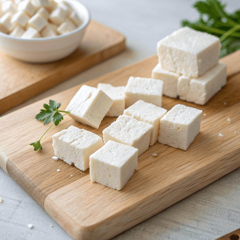 Tofu baby food from 6 months Tofu for babies - baby food and BLW preparation