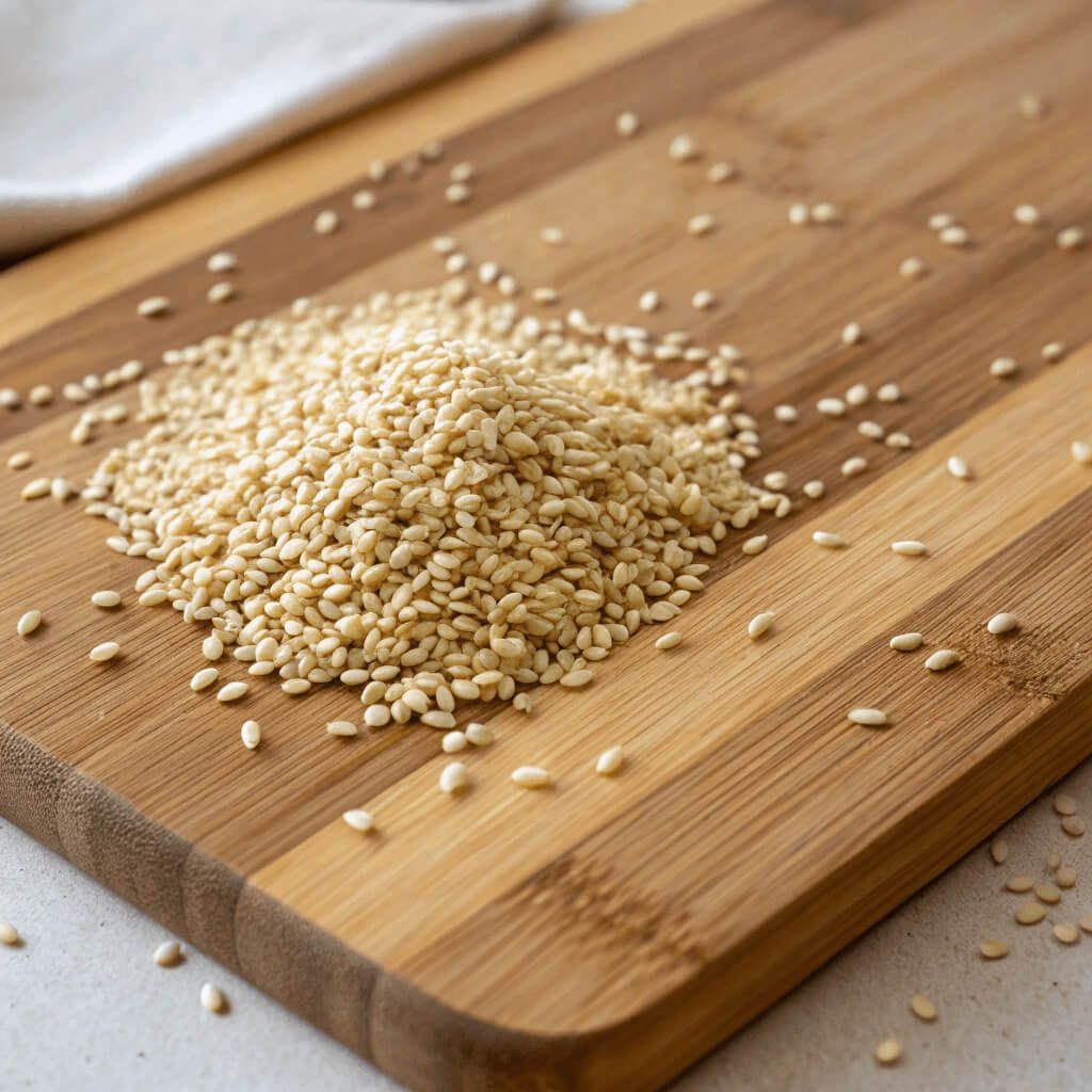 Sesame baby food from 6 months Sesame for babies - baby food and BLW preparation