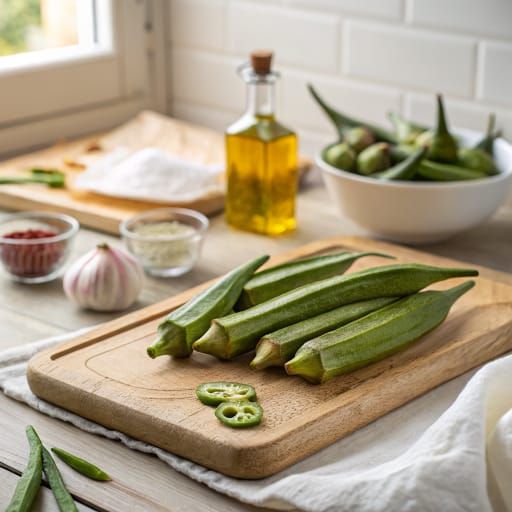 Okra baby food from 6 months Okra for babies - baby food and BLW preparation