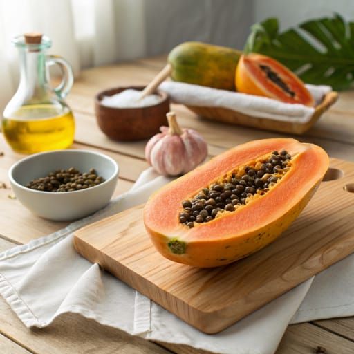 Papaya baby food from 6 months Papaya for babies - baby food and BLW preparation