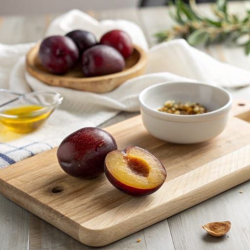 Plum for babies - baby food and BLW preparation