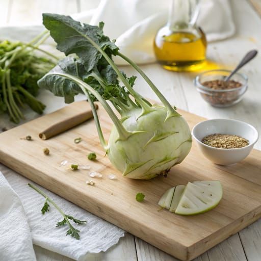 Kohlrabi baby food from 6 months Kohlrabi for babies - baby food and BLW preparation