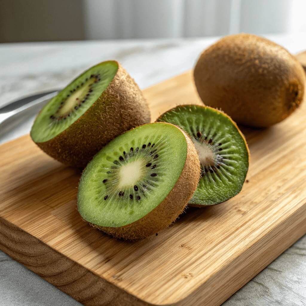 Kiwi baby food from 6 months Kiwi for babies - baby food and BLW preparation
