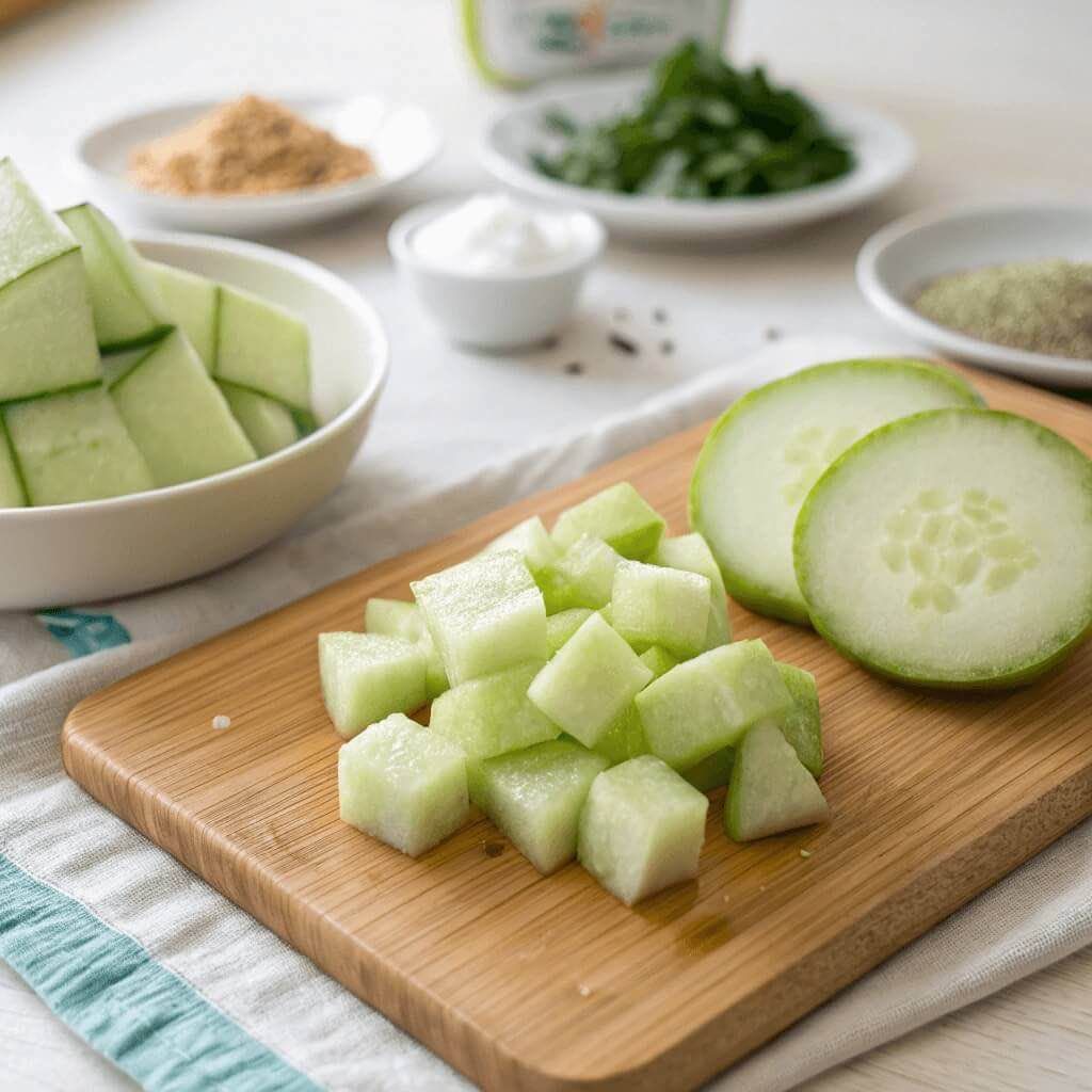 Cucumber baby food from 6 months Cucumber for babies - baby food and BLW preparation