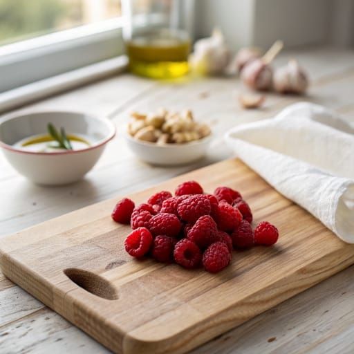 Raspberry baby food from 6 months Raspberry for babies - baby food and BLW preparation