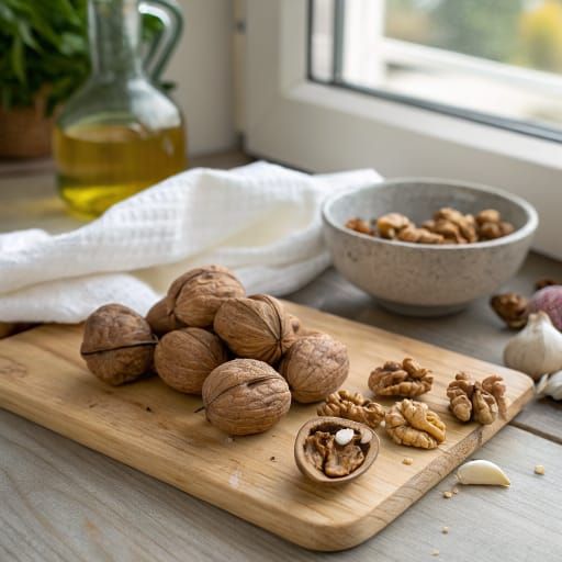 Walnut baby food from 6 months Walnut for babies - baby food and BLW preparation