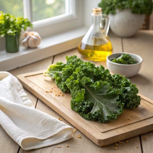 Kale for babies - baby food and BLW preparation