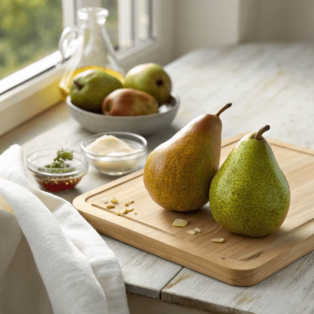 Pear for babies - baby food and BLW preparation