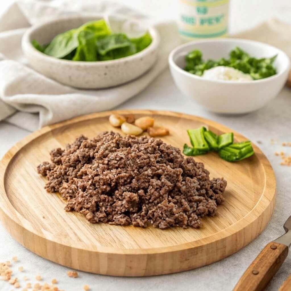 Beef baby food from 6 months Beef for babies - baby food and BLW preparation