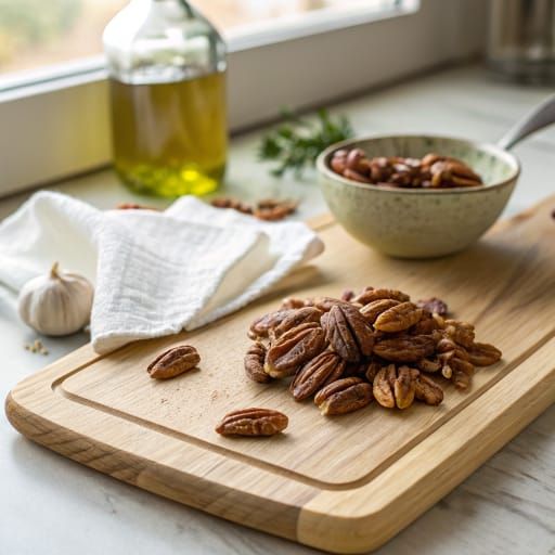 Pecan for babies - baby food and BLW preparation